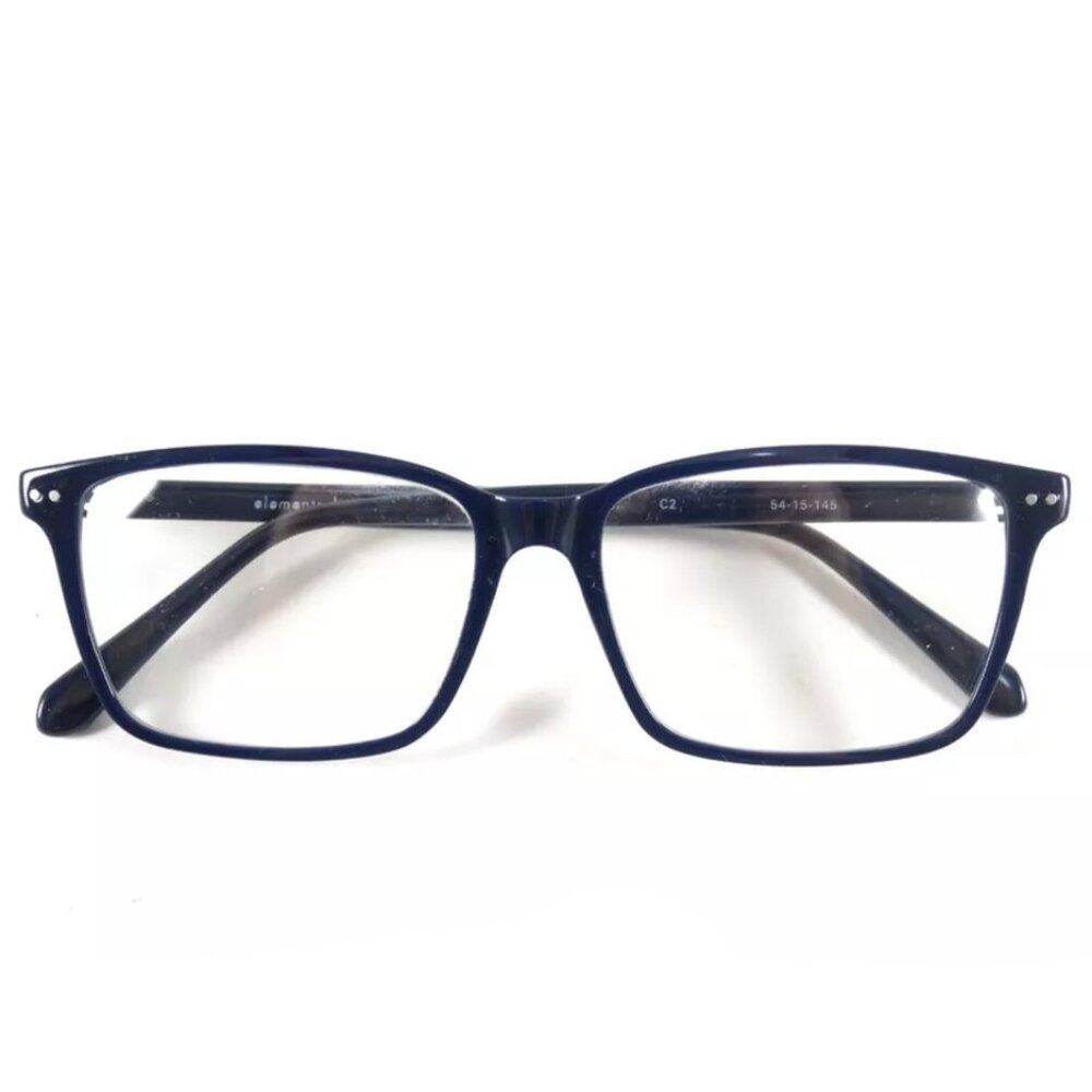 Elements EL-304 By Europa Men's Plastic Eye Glasses Glasses NEW Navy